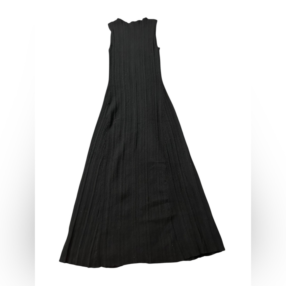 Black Woven Sleeve Dress